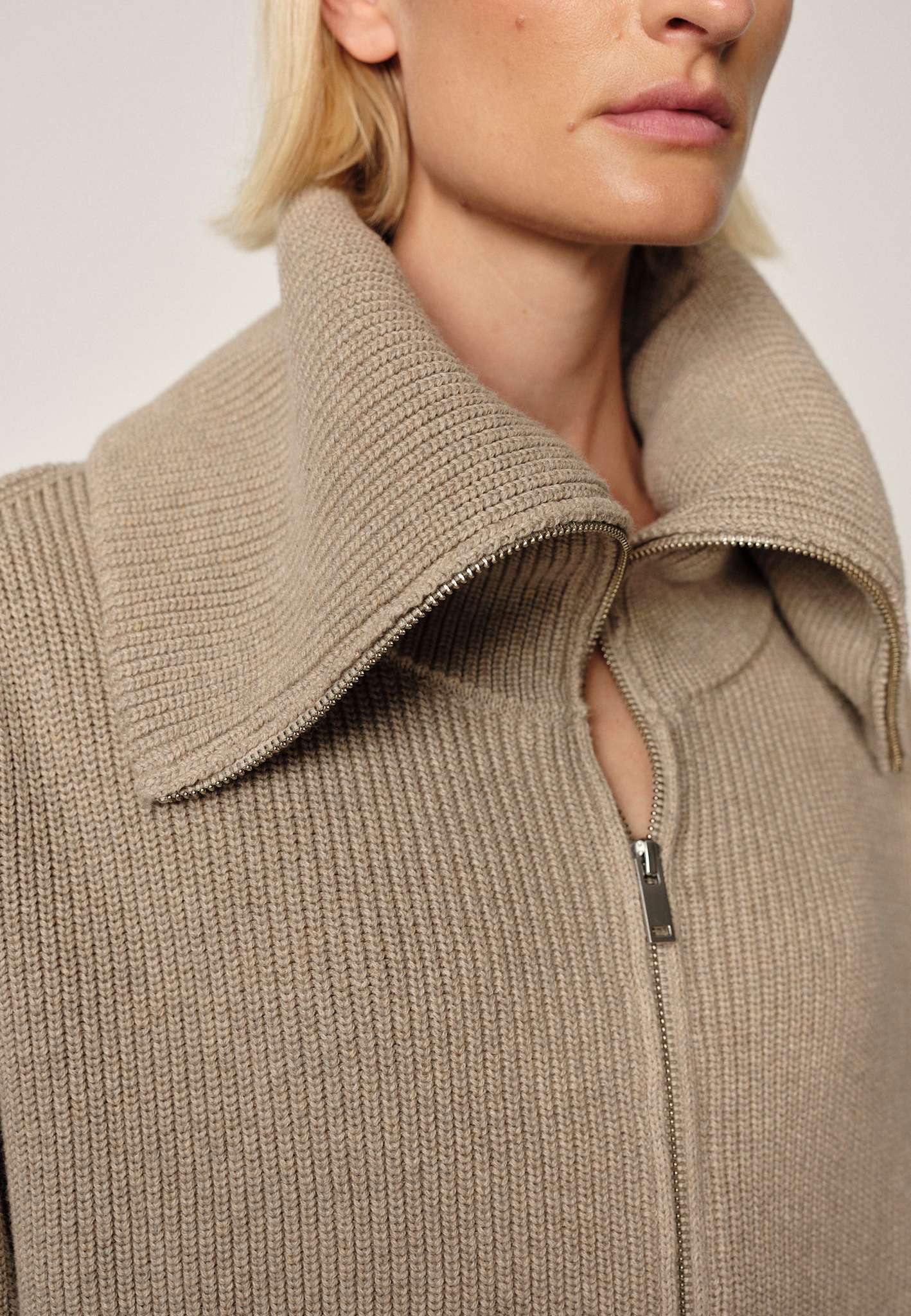 Adanne Knit Cardigan - Croissant – Herskind CA
