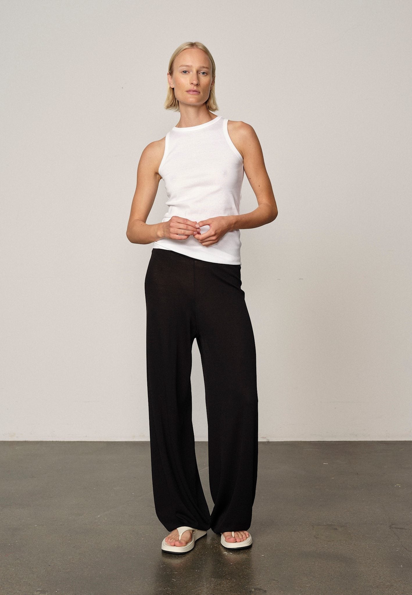 Clark Knit Pants - Black – Herskind CA