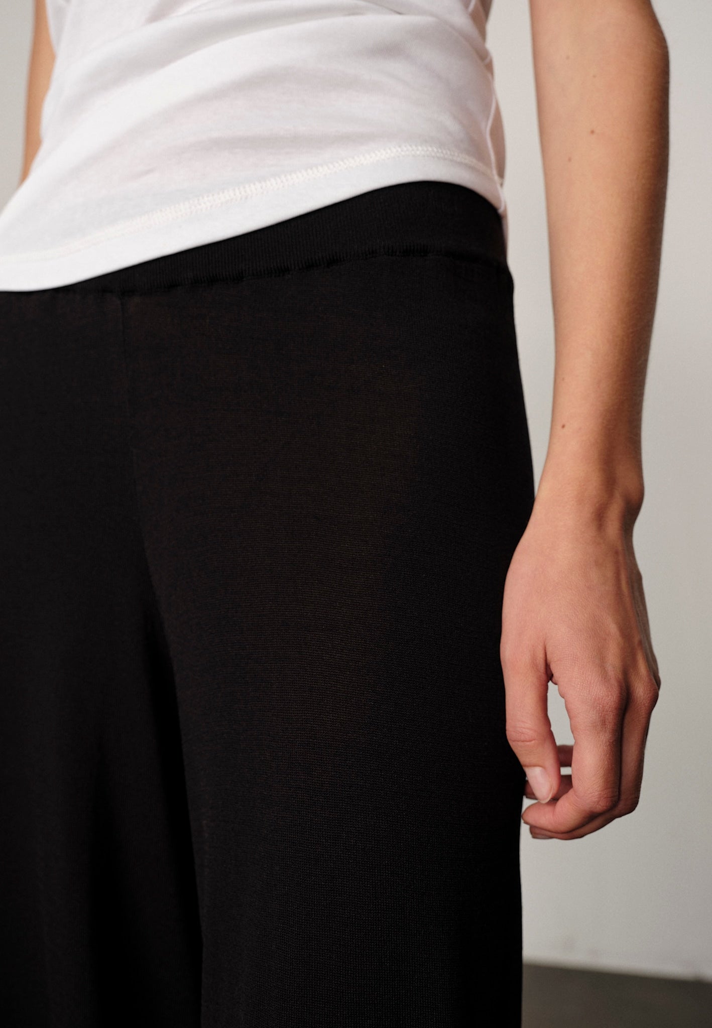 Clark Knit Pants - Black – Herskind CA
