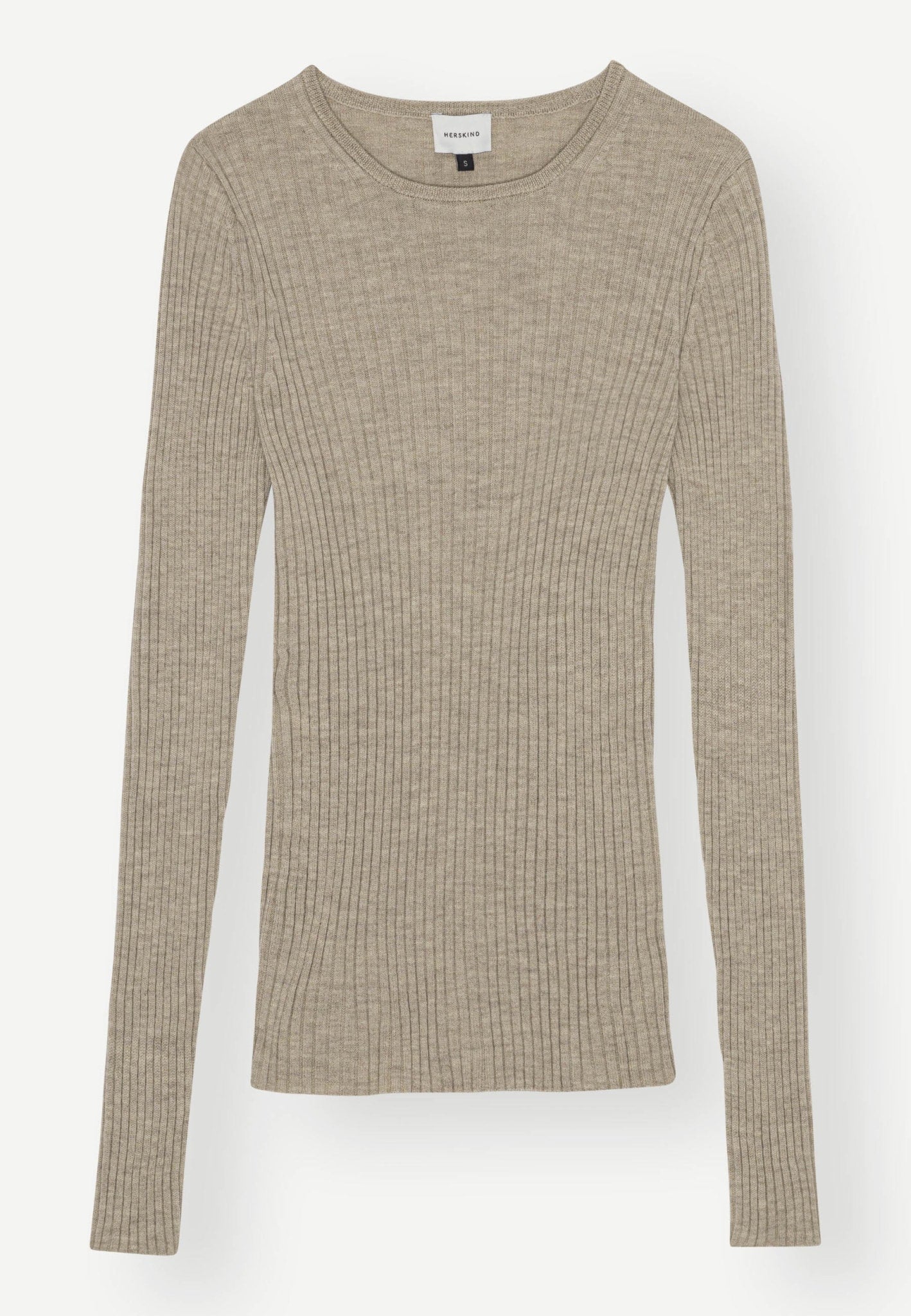 Camb Blouse Merino Wool Champagne