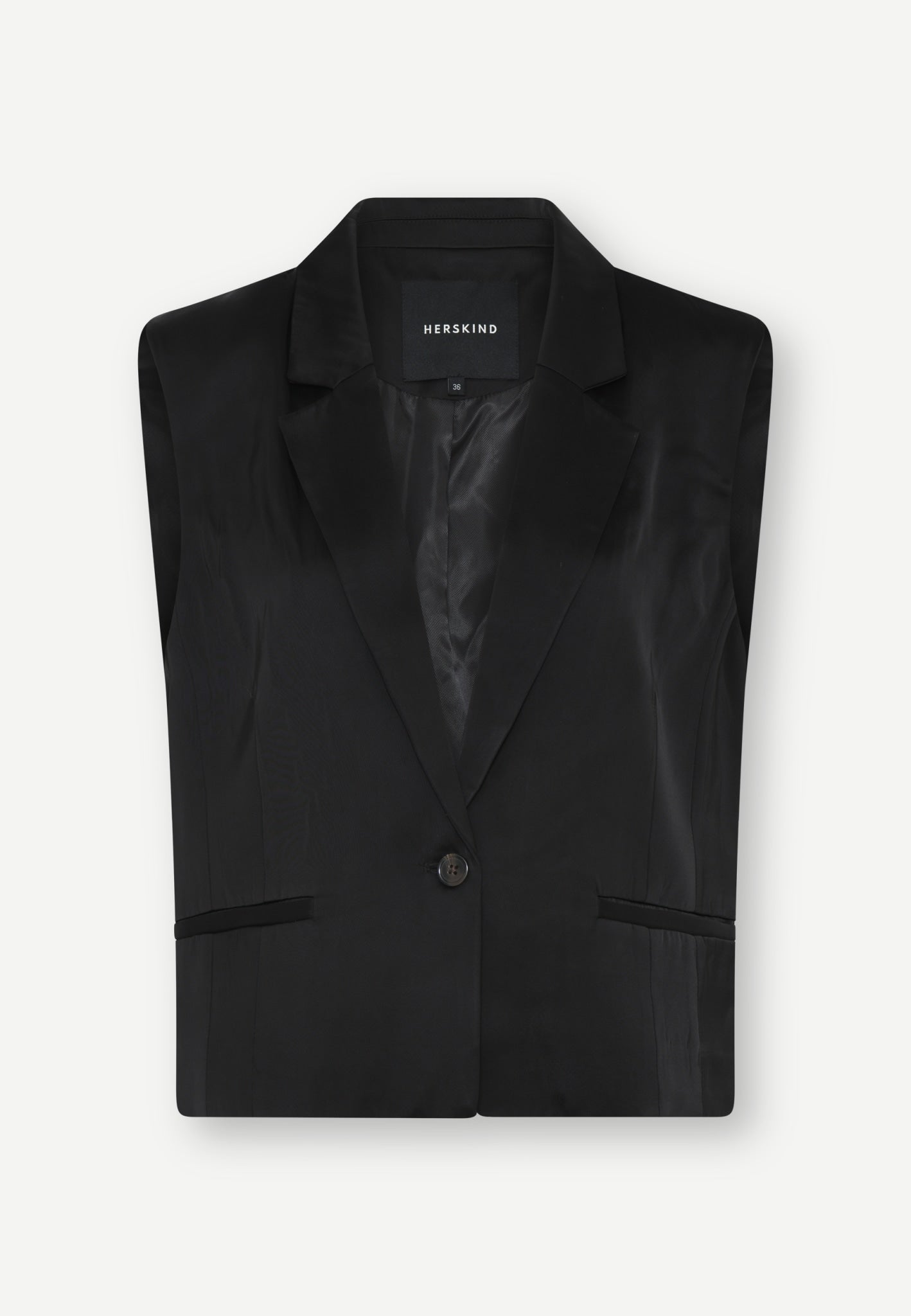 Black vest blazer sales