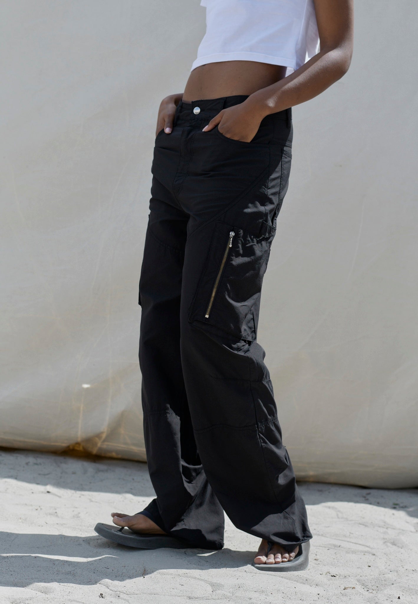 theredthread ブラック　S pocket pants long THEREDTHREAD / ザレッドスレッド】S pocket pants long